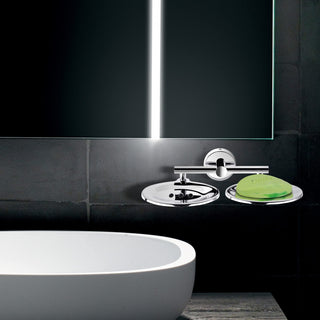 Plantex Maxx Stainless Steel Dual Soap Holder for Bathroom/Soap Dish/Bathroom Soap Stand/Bathroom Accessories (Chrome)