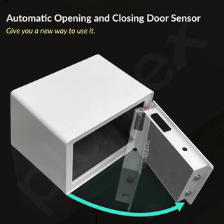 Plantex Digital Safe Locker For Home/23 Litre Safety Locker Box with Biometric Touchscreen Display & Dual Code Access Master & User/LED Light/Emergency Key/2 Years Warranty By Plantex - (White)