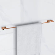 Plantex Smero Pure Brass Towel Hanger for Bathroom/Towel Stand/Single Towel Rod/Bathroom Accessories - Smart (24 Inch-PVD Rose Gold)