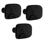 Plantex Knobs for Drawers/Drawer Knobs/Rectangle Knob for Cabinets/Pull-Push Knob for Kitchen/Bedroom/Drawer - Pack of 3 (DC-Black & Z-Black)