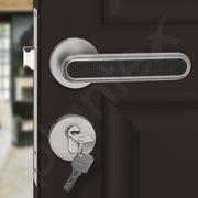 Plantex Main Door Lock/Mortise Lock for Door with 3 Years of Warranty - Robust Door Lock for Home with Brass Lock Body & Cylinder(Satin & Black Finish)