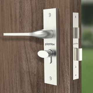 Plantex Heavy-Duty Door Locks - Main Door Lock Handle Set/ 6-Lever Lock Mechanism with 3 Years of Warranty/Mortise Lock with 3 Keys (8060 - Matt)