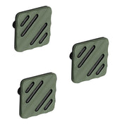 Plantex Knobs for Drawers/Drawer Knobs for Cabinets/Pull-Push Knobs for Kitchen/Bedroom Drawer - Pack of 3 (SH-434, DC-Black & Green)