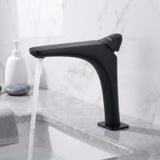 Plantex Wash Basin Mixer Tap/Brass Hot & Cold Basin Mixer Faucet/Deck Mount Pillar Spout for Bathroom Sink - Pack of 1 (4603, Black)
