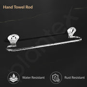 Plantex Royal Stainless Steel Bathroom Single Towel Rod/Towel Hanger/Towel Holder/Stand/Bathroom Accessories (24-inch) Chrome