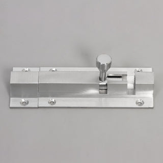 Plantex Stainless Steel 4-inch Tower Bolt/Tower Bolt for Home,Offices Doors and Windows/Tower Bolt for Main Door/Wardrobe Door Latch/Kundi/Chitakini/Door Latch for Windows (Chrome, Pack of 6)