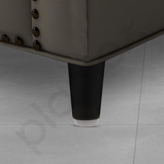 Plantex 3 Inch Sofa Legs for Bed Furniture/Sofa Legs for Table/Sofa Support Legs with Rubber Grip (Black, 8 Pcs)