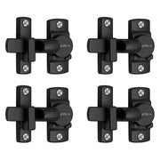 Plantex Door Latch Lock for Main Door/Bathroom/Balcony/Wardrobe/Bedroom ÃƒÂ¢Ã¢â€šÂ¬Ã¢â‚¬Å“ Flip Latch Stopper for Home, Door Chitkani/Baby Safety Lock ÃƒÂ¢Ã¢â€šÂ¬Ã¢â‚¬Å“ Pack of 4 (Black)