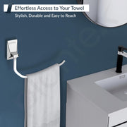 Plantex Rotatable 304 Stainless Steel Towel Hanger for Wash Basin/Towel Holder for Bathroom/Napkin Hanger/Bathroom Accessories - Crystal (Chrome)