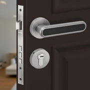 Plantex Main Door Lock/Mortise Lock for Door with 3 Years of Warranty - Robust Door Lock for Home with Brass Lock Body & Cylinder(Satin & Black Finish)