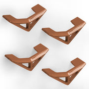 Plantex Drawer Knobs/Cabinet Knob/Triangle Drawer Knobs/Drawer Handle/Pull-Push Knob for Kitchen/Bedroom/Office Drawers - Pack of 4 (Rose Gold)