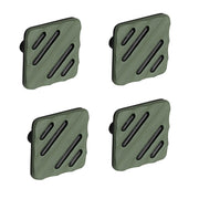 Plantex Knobs for Drawers/Drawer Knobs for Cabinets/Pull-Push Knobs for Kitchen/Bedroom Drawer - Pack of 4 (SH-434, DC-Black & Green)