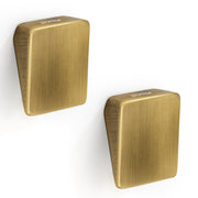 Plantex Knobs for Drawers/Square Drawer Knobs for Cabinets/Pull-Push Knobs for Kitchen/Bedroom Drawer - Pack of 2 (SH-331, Brass Antique)
