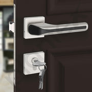 Plantex Main Door Lock/Mortise Lock for Door with 3 Years of Warranty - Robust Door Lock for Home with Brass Lock Body & Cylinder (PT-007- Satin - Black)