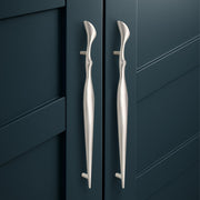 Plantex Cabinet Handle/Kitchen Cabinet Door Handle/Wardrobe/224 mm Cupboard Handle/Door Pull-Push Handle for Home/Office - Pack of 2 (Satin)