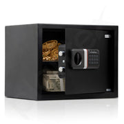 Plantex 34 Ltr. Safe Locker For Home/Digital Locker/Electronic Safety Locker with Master & User Dual Code Access with Emergency Key/2 Years Warranty By Plantex (Black)
