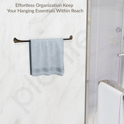 Plantex Smero Pure Brass Towel Hanger for Bathroom/Single Towel Rod/Towel Bar/Bathroom Accessories - Contrive (24 Inch-Rich Antique)