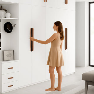 Plantex Cabinet Handle/288mm Handle for Cabinet/Door Pull-Push Handle for Home/Office - Pack of 1 (Rose Gold)