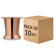 Plantex Heavy Duty 3 Inch Spare Sofa Legs for Bed Furniture/Sofa Legs for Table/Sofa Support Legs Set of 10 Pcs (Rose Gold)