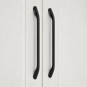 Plantex Cabinet Handle/224mm Handle for Wardrobe/Kitchen Handle/Pull-Push Handle for Home/Office - Pack of 2 (Black)