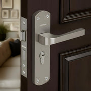 Plantex Mortise Door Lock for Home/6-Lever Lock Mechanism with 3 Years of Warranty/Door Handle Lock with 3 Keys, Brass Lockbody & Cylinder - (8132-Matt)