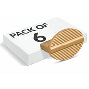 Plantex Knobs for Drawers/Round Drawer Knobs for Cabinets/Pull-Push Knobs for Kitchen/Bedroom Drawer - Pack of 6 (Gold)