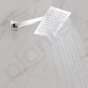 Plantex 14-Inch Shower Arm for Overhead Shower/Stainless Steel Shower Pipe/Wall Mount Bathroom Fitting with ½-Inch Thread - Pack of 1 (Chrome)