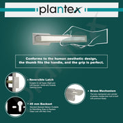 Plantex Main Door Lock/Mortise Lock for Door with 3 Years of Warranty - Robust Door Lock for Home with Brass Lock Body & Cylinder(PT-003- Satin)
