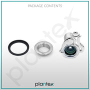 Plantex Door Eye Viewer/Solid Brass Eye Hole for Main Door/180 Degree Ultra Clear Doors Viewer for Safe and Secure Home/Office/Hotel - Pack of 1 (Chrome)