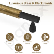 Plantex Cabinet Handle/Kitchen Cabinet Door Handle/Wardrobe/224 mm Cupboard Handle/Door Pull-Push Handle for Home/Office - Pack of 2 (Brass Antique)
