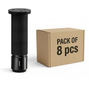 Plantex 6 Inch Sofa Leg for Bed Furniture/Aluminium Sofa Leg for Table/Support Legs/Furniture Leg - Pair of 4 (8 Piece) (DTS-77, Black)