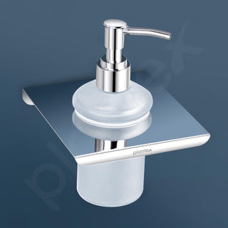 Plantex Stainless Steel and ABS Liquid/Handwash/Soap Dispenser for Hospitals, Hotels, Restaurants, Offices & Bathroom - Wall Mount (Chrome)