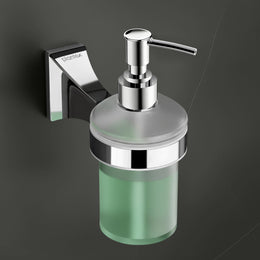 Plantex Liquid Soap Dispenser for Bathroom/Pure Brass Shampoo Dispenser/Handwash Dispenser/Bathroom Accessories - Pack of 1 (APS-DL-07, Chrome)