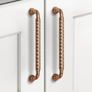 Plantex Cabinet Handle/Kitchen Cabinet Door Handle/Wardrobe/224 mm Cupboard Handle/Door Pull-Push Handle for Home/Office - Pack of 2 (Rose Gold)