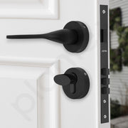 Plantex Main Door Lock/Mortise Lock for Door/Door Lock for Home with Brass Lock Body & Cylinder (7060 - Z-Black)