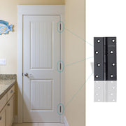 Plantex Door Hinges 4 inch x 14 Gauge/1.8 mm Thickness Home/Office/Hotel/Door Hinges for Main Door/Kabza for Bedroom/Kitchen/Bathroom/Window/Soft Movement Hinge- Pack of 24 (Black)
