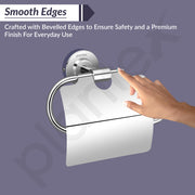 Plantex 304 Grade Stainless Steel Chrome finish Toilet Paper Roll Holder for Bathroom/Tissue Holder for washroom/Bathroom Accessories - Daizy