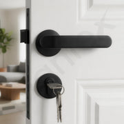 Plantex Door Lock - Main Door Lock Set with Keys/Mortise Door Locks for Home/Office/Hotel - Pack of 1 (OHMH-81, Z-Black)