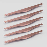 Plantex Profile Handle for Kitchen Cabinet/16 Inch Aluminium Drawer Profile Handle/Wardrobe Pull Handle for Home/Office/Hotel - Pack of 5 (Rose Gold)