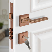 Plantex Premium Door Lock with 3 Years of Warranty/Main Door Lock Set for Home/Mortise Locks for Door (7122 - PVD Choco)