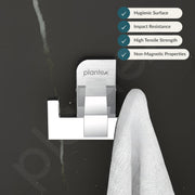 Plantex Robe Hook for Bathroom/304 Grade Stainless Steel Towel Hook/Cloth Hanger/Bathroom Accessories - Pack of 1 (1905, Chrome)