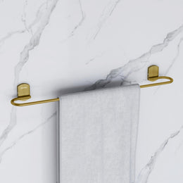 Plantex 304 Grade Stainless Steel 24 inch Towel Rod/Towel Bar/Towel Hanger for Bathroom/Bathroom Accessories - Parv (Brass Antique)