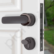 Plantex Door Lock for Home/Main Door Lock Set with 3 Computerized Key/Mortise Lock for Door with Brass Lock Body & Cylinder (SM037, BNM & Black)