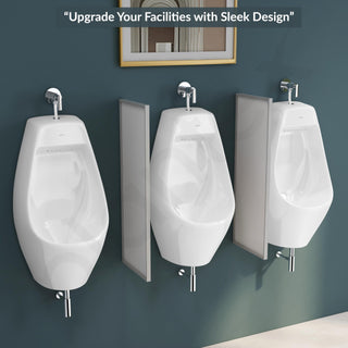 Plantex Ceramic Urinal Toilet for Men/Premium Wall Mount Large Urinal Pot for Gents/Male/Boy/Toilet for Washroom - (Unique, White)