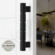 Plantex Mighty Aluminium 11 Inch Main Door Handle/Pull-Push Handle for Glass Door/3 Years Warranty - Pack of 1 (Black)