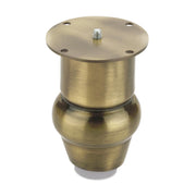 plantex Heavy Duty Stainless Steel 4 inch Sofa Leg/Bed Furniture Leg Pair for Home/Furniture Sofa Legs for Table/Sofa Support Legs/Sofa Furniture Leg (Brass Antique Finish) Set of 10 Pcs