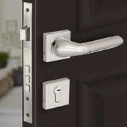 Plantex Triple Security Door Lock for Home/Main Door Lock Set with 3 Years of Warranty/Mortise Lock for Door with Brass Lock Body & Cylinder (7121, Satin White & Chrome)