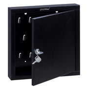 Plantex GI Metal Key Storage Box/Key Cabinet with 25 Key-Holders with Lock for Home/Key Holder for Home/Hotel/Companies/Office - Wall Mount (Black)