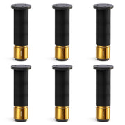 Plantex 6 Inch Sofa Leg for Bed Furniture/Aluminium Sofa Leg for Table/Support Legs/Furniture Leg - Pair of 3 (6 Piece) (DTS-77, Black & Gold)