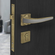 Plantex Heavy Duty Door Lock/Door Lock for Main Door/Mortise Door Locks for Home/Office/Hotel-3 Brass Keys (7091 - Brass Antique & Satin Black Matt)